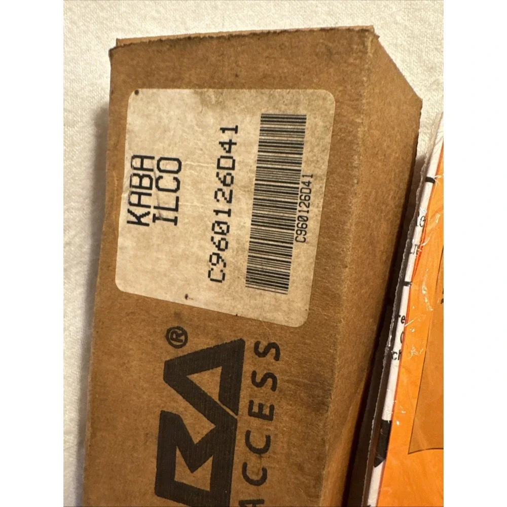 Kaba Mechanical Pushbutton Cabinet Lock, Spring Latch C9601-26D-41 NEW Complete